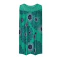 thumbnail image 4 of JUNWELL Robes d'Été pour Femmes Grande Taille Robes d'Été Grande Taille pour Femmes Robe de Plage Col en U Sans Manches Fausse Deux Pièces Robe de Fête T-Shirt Midi Robe Ample, 4 of 5
