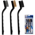 thumbnail image 1 of 3Pcs Wire Brush (Nylon, Brass, Stainless Steel), 1 of 5