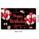 thumbnail image 5 of Banner rojo de feliz cumpleaños, decoración grande, telón de fondo de cumpleaños rojo y negro, foto de decoraciones de cumpleaños, 71x44 pulgadas, 5 of 5