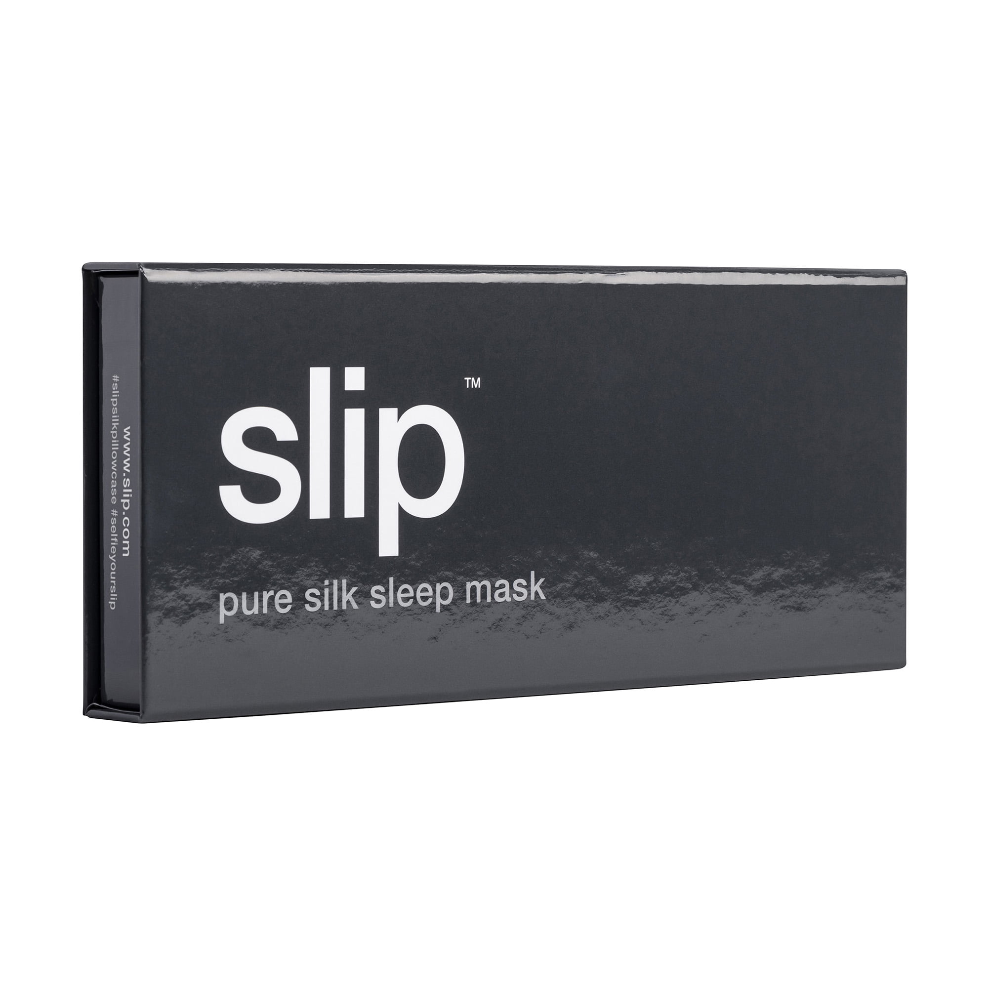 Slip Pure Silk Soft Sleep Mask with Elastic Band, Charcoal