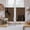 Brown, variant on Black White Cat Tier Curtains 24 Inch Length, Retro Art Animals Cafe Short Curtains for Bathroom Over Sink, Small Kitchen Curtain Light Filtering Tiered Drapes 2 Panels 27.5"Wx24"L