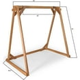 thumbnail image 6 of All Things Cedar AF72 Swing Frame | 6ft Premium Outdoor Swing Stand - 70L x 48W x 68H, 6 of 6