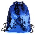 thumbnail image 1 of Mochila deportiva de gimnasio Yinane con cordón de lentejuelas Plata zafiro, 1 of 8