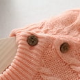 thumbnail image 6 of CAICJ98 Toddler Baby Boy Girl Cable Knit Sweaters Toddler Long Sleeve Solid Crew Neck Pullover Kids Baby Fall Winter Clothes Pink,3-4 Years, 6 of 7