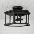 thumbnail image 4 of Capital Lighting 946632 Walton 6 Light 16" Wide Outdoor Semi-Flush Drum Ceiling Fixture -, 4 of 9