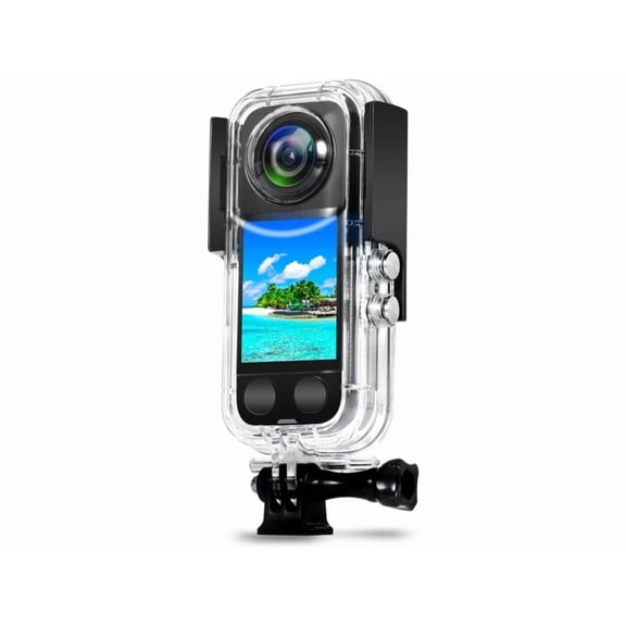 Waterproof Case for Insta 360 one X3 Action Camera, Underwater Diving Protective Housing 40M with Bracket Accessories