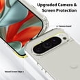 thumbnail image 3 of KOMI Crystal Clear Case for Google Pixel 9 Pro XL 2024, [Anti-Yellowing] Hard Back Slim Shockproof Bumper Anti-Scratch, Suitable for Wireless Charging, 3 of 5
