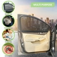 thumbnail image 2 of 2pcs AYAMAYA Car Side Window Sunshade, UV Protection Breathable Mesh Baby Window Covers, Block Sunlight Keep Car Interior Cool and Comfortable, 2 of 8