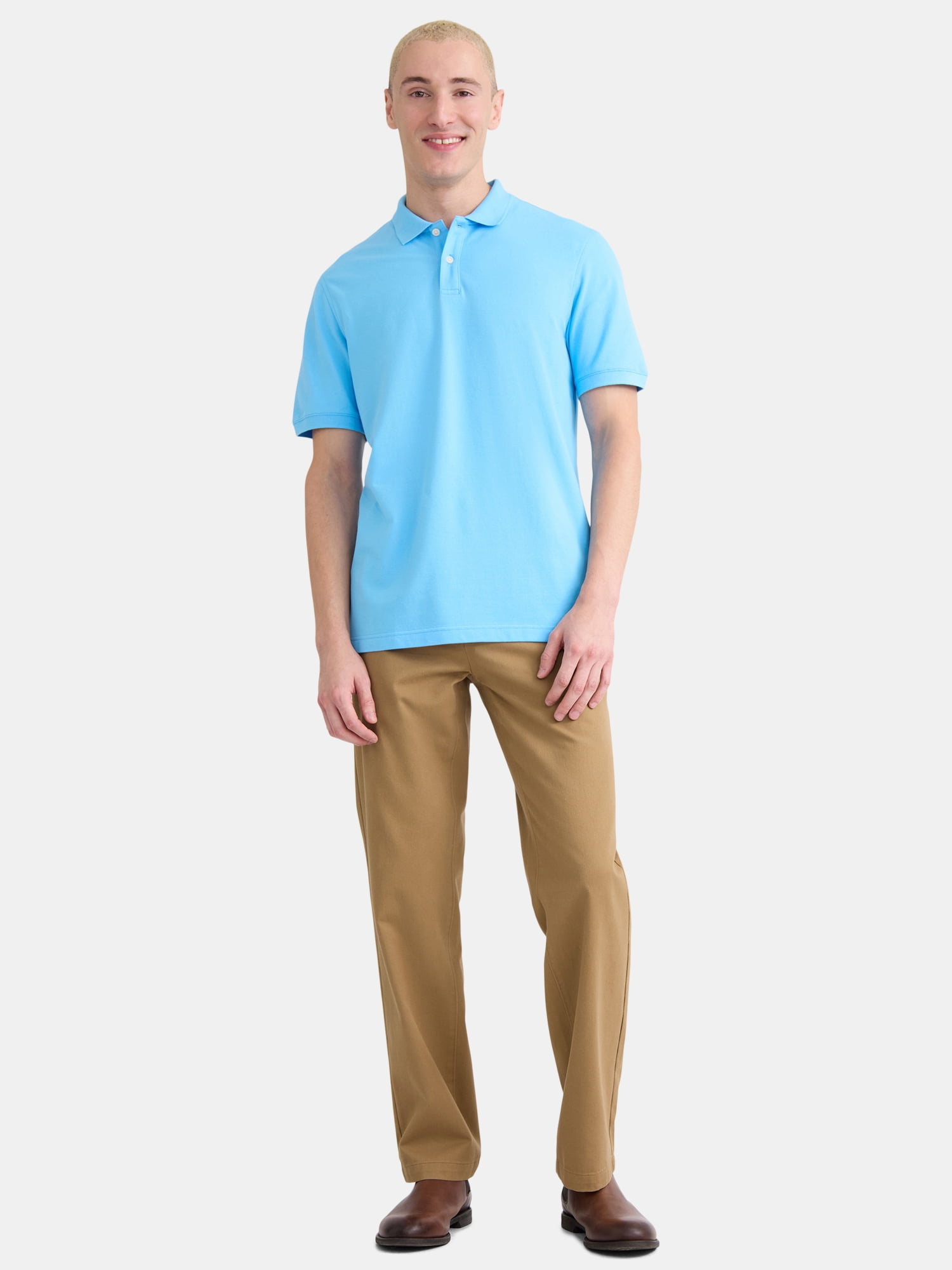 George Men’s and Big Men’s Pique Polo Shirt, Sizes S-3XL