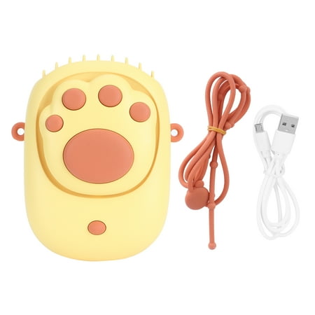 

2024 Yellow 3Gears Speed Wind Adjustable Electric Fan Cute USB Charging Fan for Bedroom