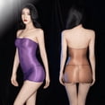 thumbnail image 1 of Vestido sexy sin tirantes con perspectiva ultrafina y tentación para mujer sexy con caderas ceñidas, 1 of 3