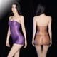 thumbnail image 1 of Vestido sexy sin tirantes con perspectiva ultrafina y tentación para mujer sexy con caderas ceñidas, 1 of 3