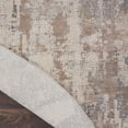 thumbnail image 5 of Nourison Rustic Textures Contemporary Indoor Area Rug Beige/Grey 5'3" x round, 5 of 8