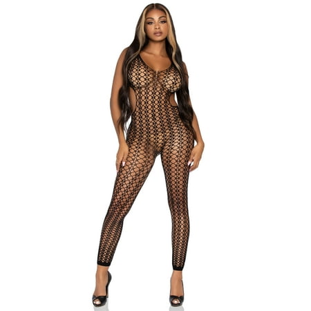 

Leg Avenue - Lattice Net Footless Bodystocking