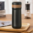 thumbnail image 2 of Dsseng Portable French Press Coffee Maker Double Wall Stainless Steel Vacuum Insulated, 2 of 8