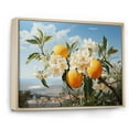 thumbnail image 2 of Designart "Lemon Tree Dreams Of Sunny Plumeria Flowers" Plumeria Floater Framed Canvas Art Print, 2 of 5