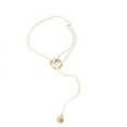 thumbnail image 1 of Geometric Metal Pearl Necklace For Couples Valentine‘s Day Gifts, 1 of 7
