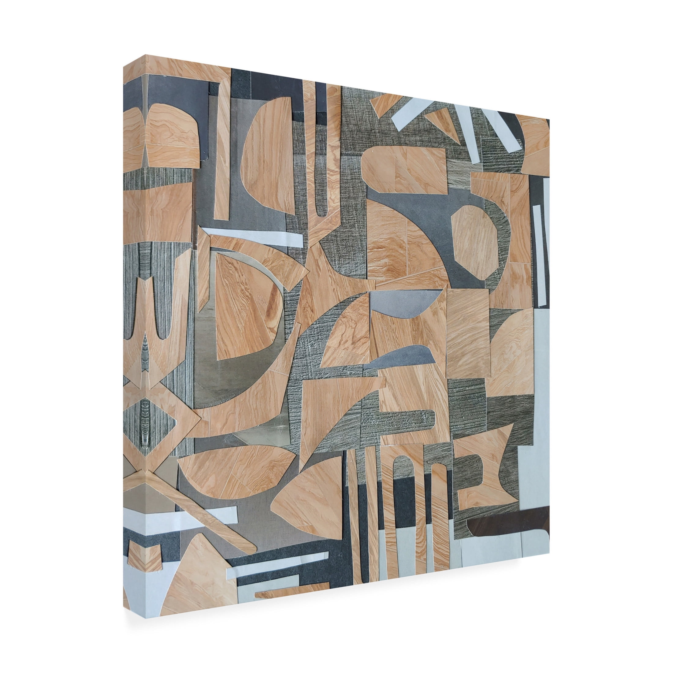 Canvas Wall Art - Coco Good 'Mombasa Village I' Wall Art for Living Room, Bedroom, or Office Décor by Trademark Fine Art - 24 x 24 Inches