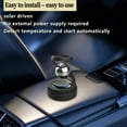 thumbnail image 2 of Solar Powered Car Diffuser Rotating Aromatherapy  Long-Lasting Fragrance  Dashboard Decor  Compatible with Balm  Tablet  Stick  Oil-Free, 2 of 6