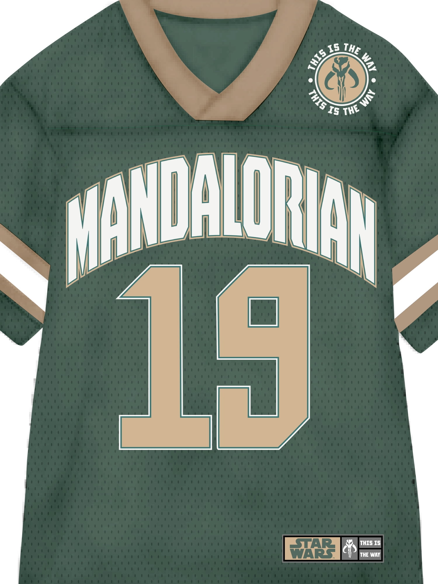 Star Wars The Mandalorian Boys’ Elevated Graphic Jersey, Sizes 4–18