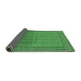 thumbnail image 2 of Ahgly Company Indoor Round Oriental Emerald Green Industrial Area Rugs, 4' Round, 2 of 4