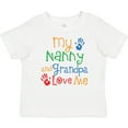 thumbnail image 3 of Inktastic Nanny and Grandpa Love Me Boys or Girls Baby T-Shirt, 3 of 5