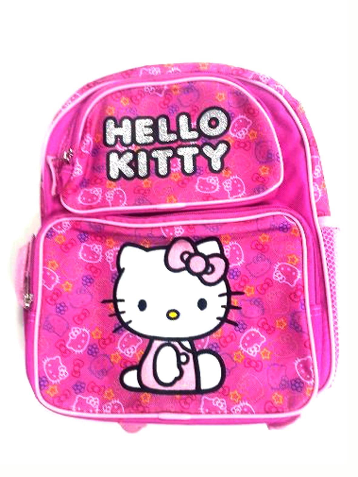 Disney Full Size Pink Felt Hello Kitty Backpack Hello Kitty Bookbag