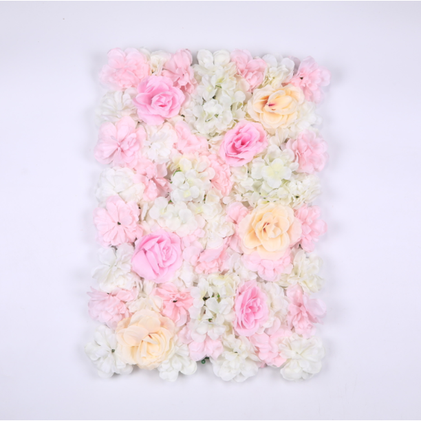 Pared de flores artificiales, rosa de seda de pared de flores artificiales, utilizada para bodas, pared de flores de rayón, utilizada para fiestas, decoración de fondo de escenario, 27 Sincero Hogar