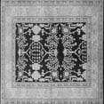 thumbnail image 1 of Ahgly Company Indoor Square Oriental Gray Industrial Area Rugs, 6' Square, 1 of 4
