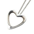 thumbnail image 1 of Pre-Owned Georg Jensen 2014 Artist Heart Open Necklace SV925 Silver Women's, 1 of 9