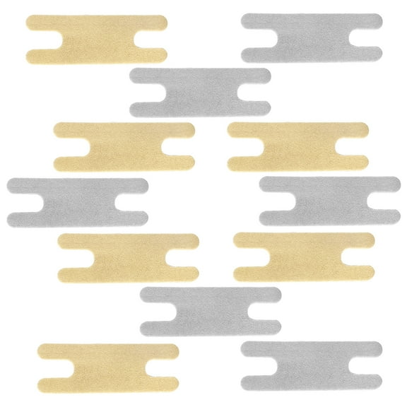 Masteelf Assorted Color SelfAdhesive Heel Cushion Pads for Foot Protection Durable Flocking Shoe Inserts 6 Pairs