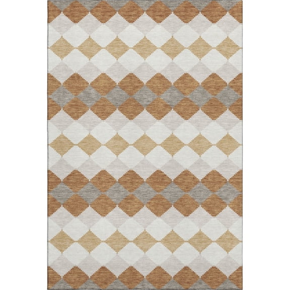 Dalyn Rugs Premium Machine Washable Mayfield AMF1007 Copper 9' x 12' Rug