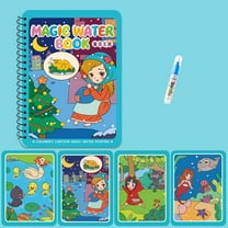 Children’s Water Painting Book 5ml Reusable Magic Coloring Set with Pen Educational Gift for Toddlers Mess Free Portable Drawing Activity Travel Preschool Art Supplies