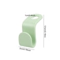 thumbnail image 1 of 10 Uds. Gancho de conexión para colgar colgador de ropa ganchos de hebilla de conexión (verde) Ndcxsfigh  Libre de BPA, 1 of 5