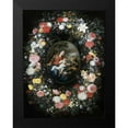 thumbnail image 2 of Jan Brueghel the Elder 12x14 Black Modern Framed Museum Art Print Titled - Mystic Marriage of Saint Catherine, 2 of 5