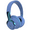 Blue, variant on Foldable Wireless Bluetooth Headset with Mic - Stereo Sound, Stretchable Design - Support Card/Bluetooth/AUX Mode - RGB Light and Breathable Soft Earmuffs - Suitable for Games, Music and Calls