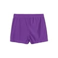 thumbnail image 3 of Oyolan Kids Gymnastics Dance Shorts Girls Tumbling Athletic Shorts Hot Short Pants Ballet Bottoms Purple 6, 3 of 4