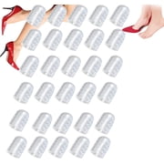 Silicone Anti-Friction Gel Toe Protector - Clear Silicone Anti-Friction Toe Protector, Silicone Toe Caps Anti-Friction Breathable Toe Protector Covers (30 pcs)