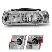 Anzo Crystal Headlight Set (Chrome) - 111011