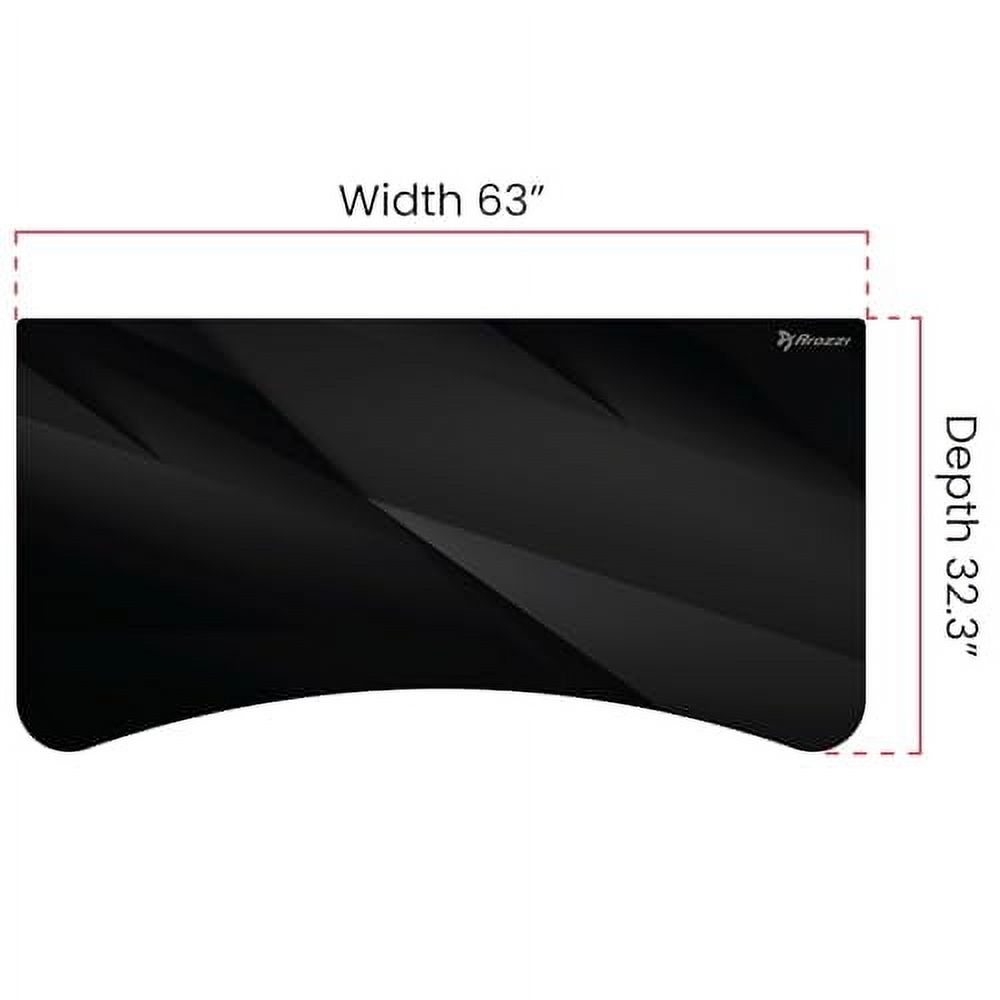 Arozzi Arena Gaming Desk Mat, Full Surface Custom Desk Pad, Interchangeable, Water Resistant & Washable Computer Desk Mouse Pad with Stitched Edges (D060)