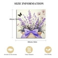 thumbnail image 3 of Chilfamy Lavenders Butterfly Canvas Wall Art Home Decor Ready To Hang Room Art 16x16in, 3 of 6