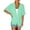 Green, variant on Women Knitted V-Neck Short Sleeve Cardigan Casual Boho Beach Loose Cover Up Tops Solid Summer Vacation, Purple L