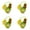 Green, variant on 4 Count Easter Chicken Candy Collection Bags Elegant Easter Party Treats Bags With Lovely Chicken Pattern for Friend