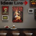 thumbnail image 3 of Placa Metal Vintage Pintura Hierro Rectangular Arte Pared Del 20x30cm, 3 of 9