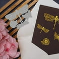 thumbnail image 6 of 4Pcs Dragonfly Butterfly and Sunflower Hot Foil Plate for DIY Foil Paper Embossing Scrapbooking Decor Greeting Cards Making Christmas Wedding Birthday Thanksgiving Invitation, 6 of 7