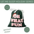 thumbnail image 6 of Hello Mello Holiday Sleep Shirt Soft Lounge Pajama V-Neck Nightgown, Oh What Fun (Women's), 6 of 9