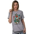 thumbnail image 3 of Wild and Free Bald Eagle Rose Tattoo Plus Size Crewneck Graphic Tee Shirt Brisco Brands 2X, 3 of 5