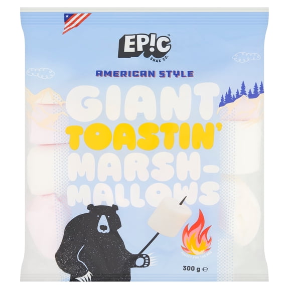 Epic Giant Toastin' Marsh-Mallows 300G, Imported from Britain