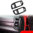 thumbnail image 1 of Korlot - Marco de ventilación lateral para tablero de instrumentos para Dodge RAM 1500 2500 3500 2019-2024 (patrón de fibra de carbono), 1 of 1