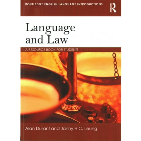 Language and Law: A Resource Book for Students